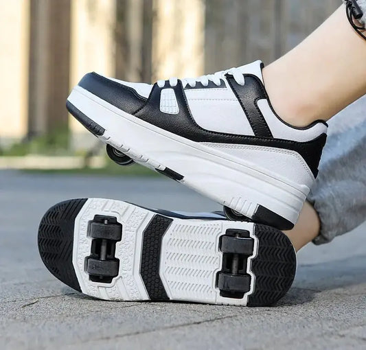 4-Wheel Roller Skate Shoes for Kids